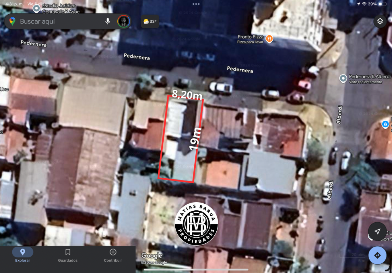 Terreno en venta en Villa Sarita, con construccion a Reciclar 
